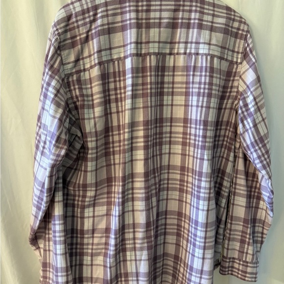 JACHS Girlfriend Plaid Button Down Shirt - Pink and White - Picture 8 of 9